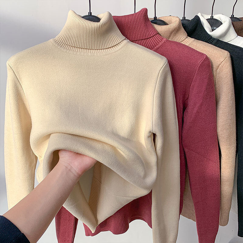 Turtle Neck Winter Sweater - Thick Warm Knitwear