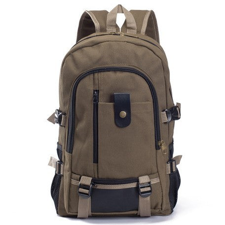 Men's Canvas Backpack – Versatile and Durable Student Bag for Everyday Use