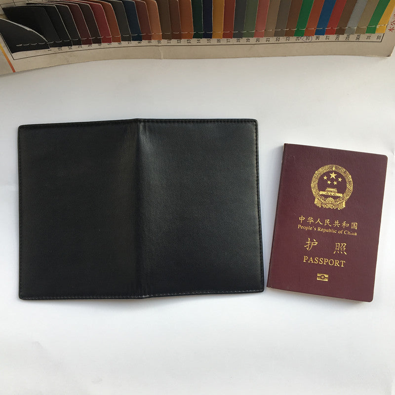 Premium RFID Blocking Leather Passport Holder – Secure, Stylish, and Organized Travel Companion