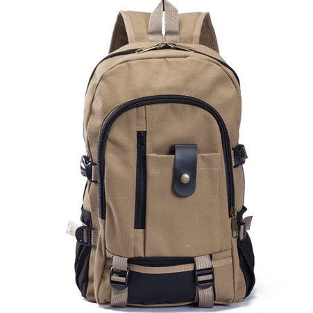 Men's Canvas Backpack – Versatile and Durable Student Bag for Everyday Use