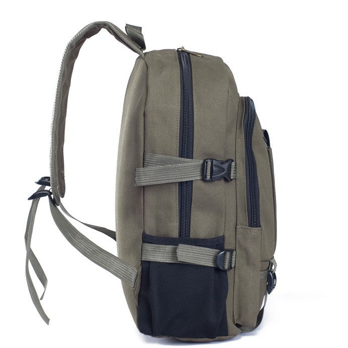 Men's Canvas Backpack – Versatile and Durable Student Bag for Everyday Use