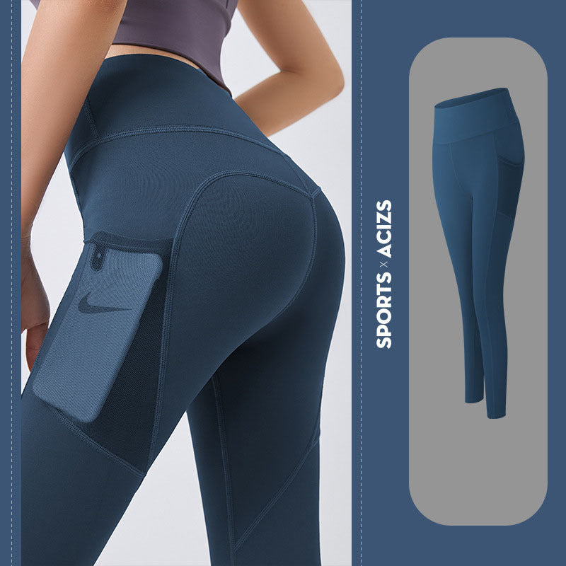 Yoga Pants Women With Pocket Leggings Sport Girl Gym Leggings Women Tummy Control Jogging Tights Female Fitness Pants - Exoteez Designs