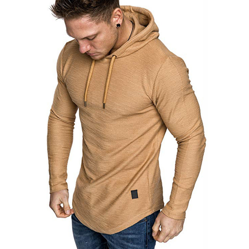 Men Hoodie Sweatshirt Casual Long Sleeve Slim Tops Gym T-shir - Exoteez Designs