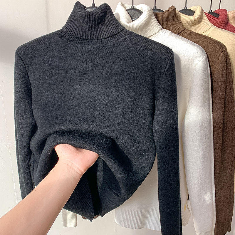 Turtle Neck Winter Sweater - Thick Warm Knitwear