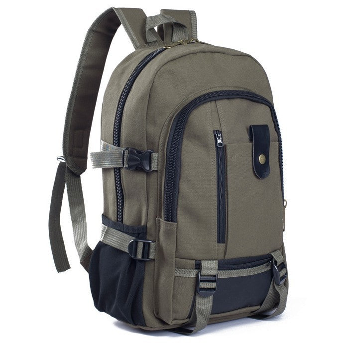 Men's Canvas Backpack – Versatile and Durable Student Bag for Everyday Use