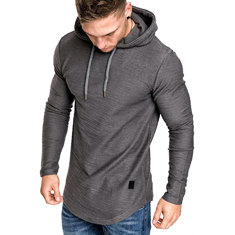 Men Hoodie Sweatshirt Casual Long Sleeve Slim Tops Gym T-shir - Exoteez Designs