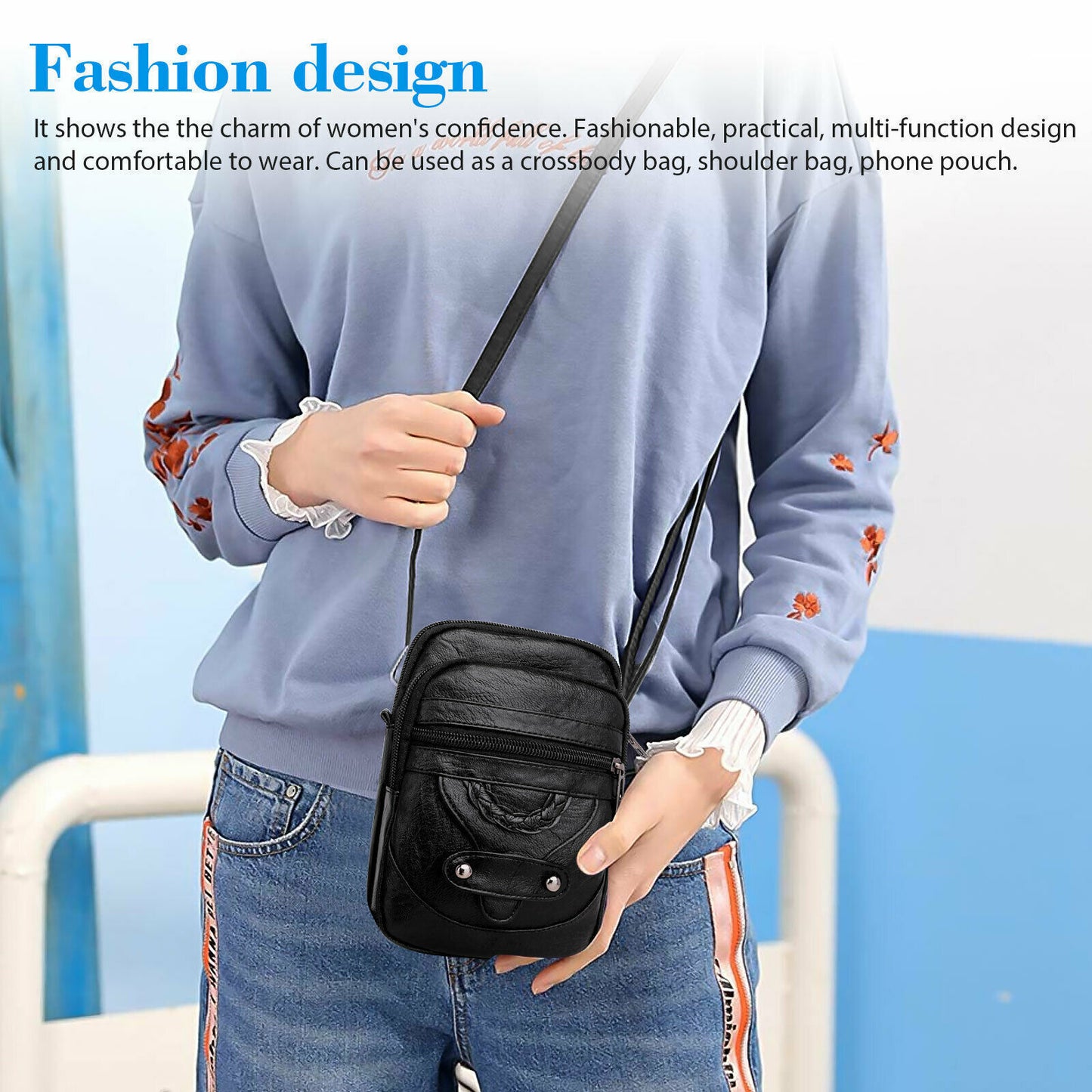 Women's Small Crossbody Cell Phone Purse Wallet Shoulder Bag