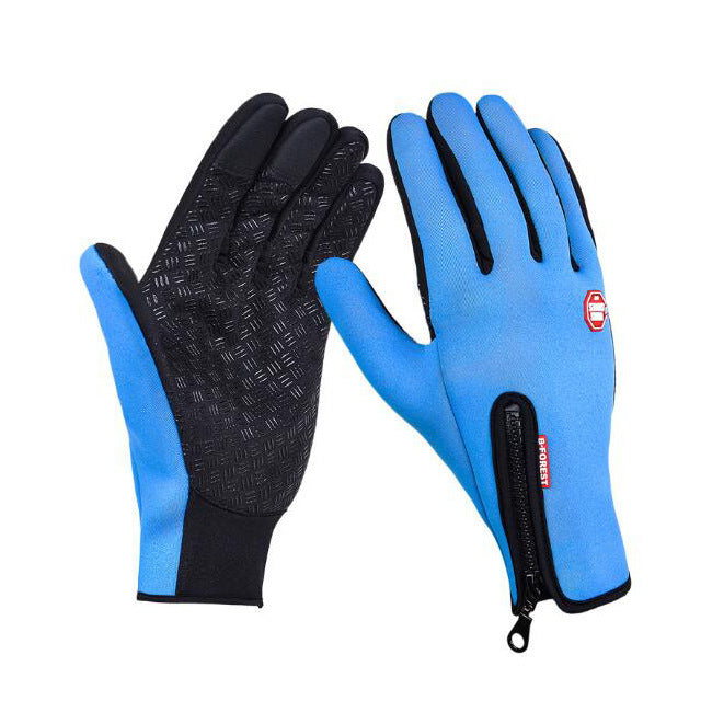 Winter Gloves Touch Screen Riding Motorcycle Sliding Waterproof Sports Gloves With Fleece - Exoteez Designs