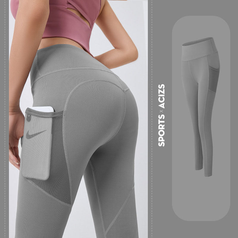 Yoga Pants Women With Pocket Leggings Sport Girl Gym Leggings Women Tummy Control Jogging Tights Female Fitness Pants - Exoteez Designs