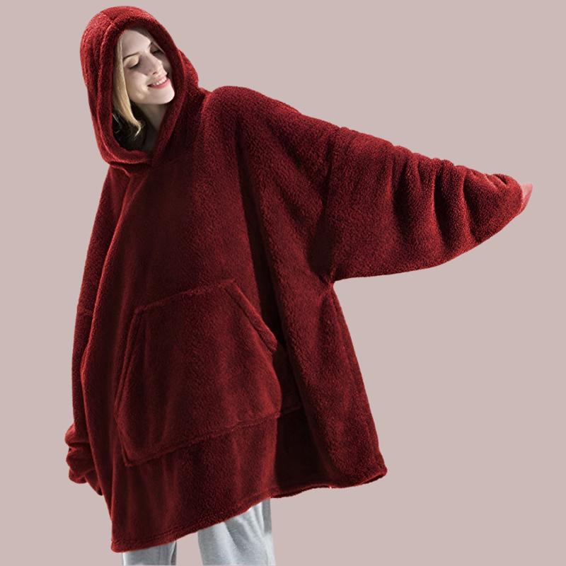 Oversized Wearable Blanket Hoodie – Cozy, Warm, and Stylish - Exoteez Designs