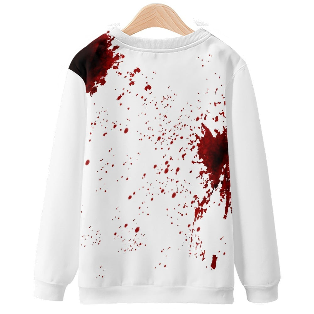 Round Neck Sweater Halloween 3D Printing - Exoteez Designs