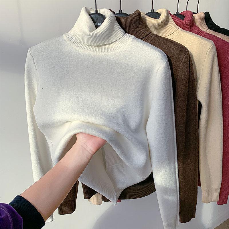 Turtle Neck Winter Sweater - Thick Warm Knitwear