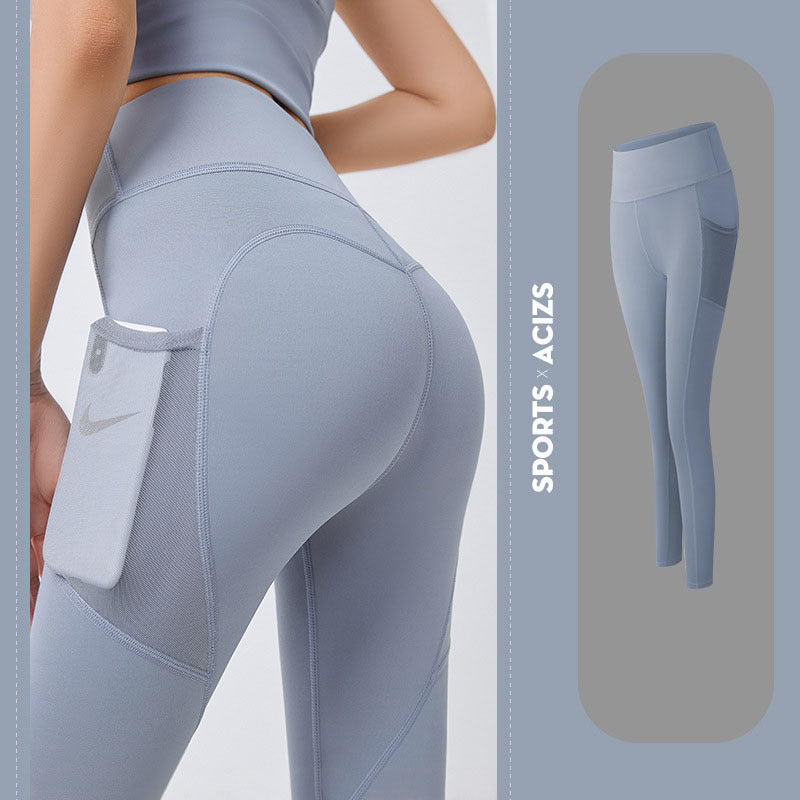 Yoga Pants Women With Pocket Leggings Sport Girl Gym Leggings Women Tummy Control Jogging Tights Female Fitness Pants - Exoteez Designs