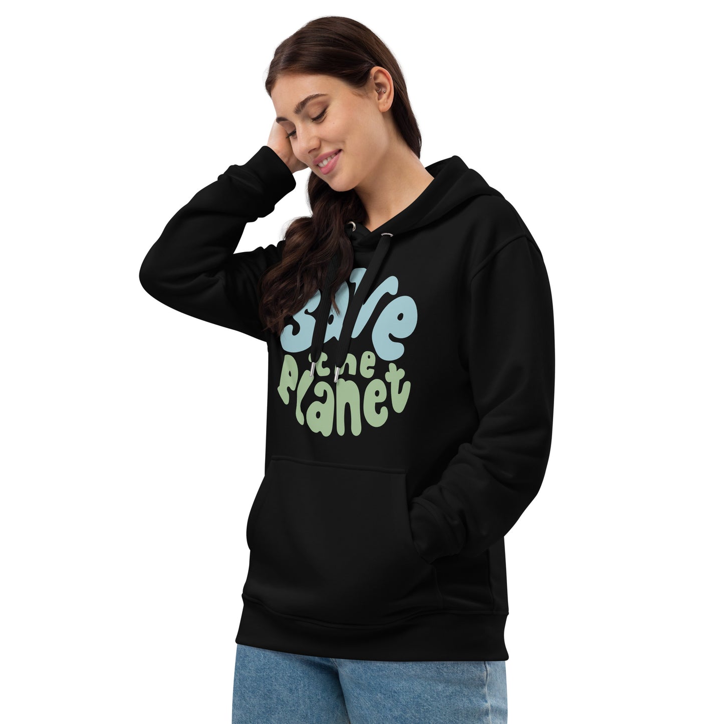 Save the Planet Premium Eco Hoodie Women