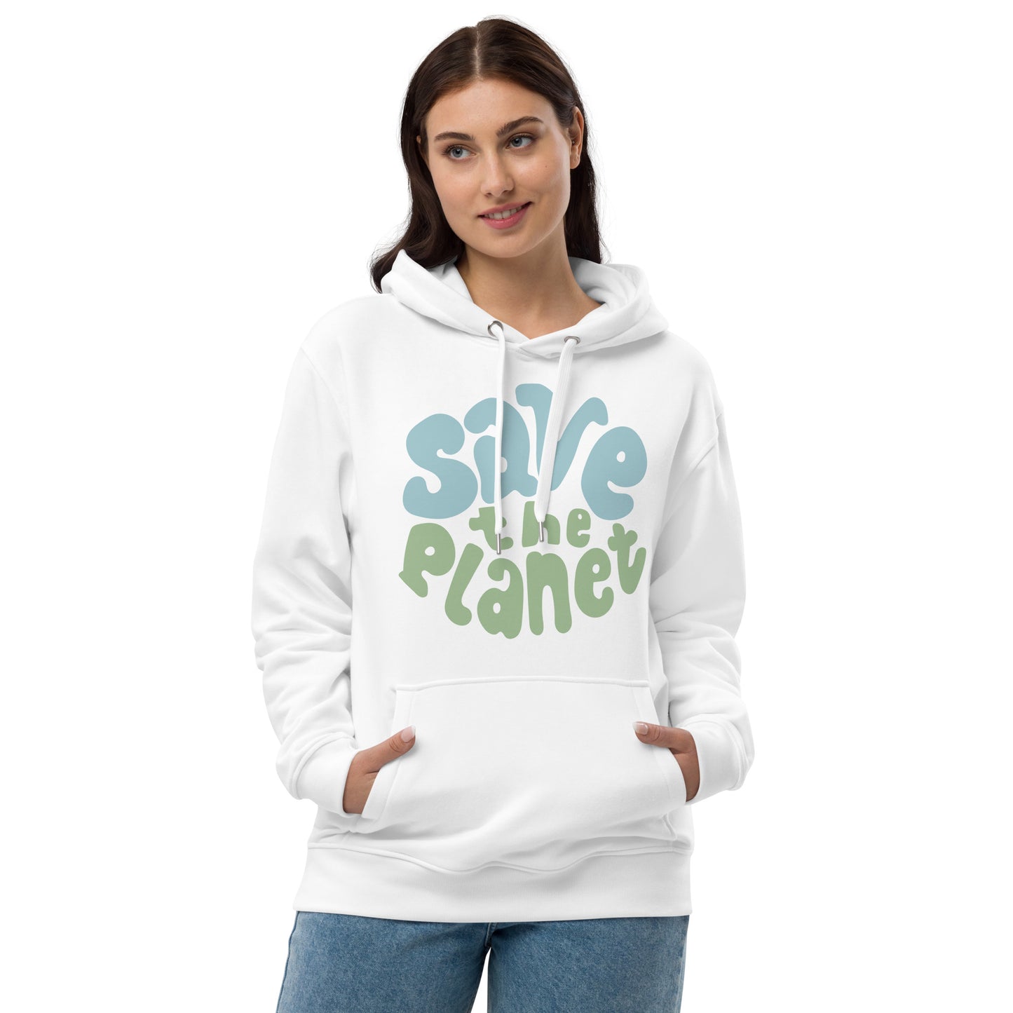 Save the Planet Premium Eco Hoodie Women