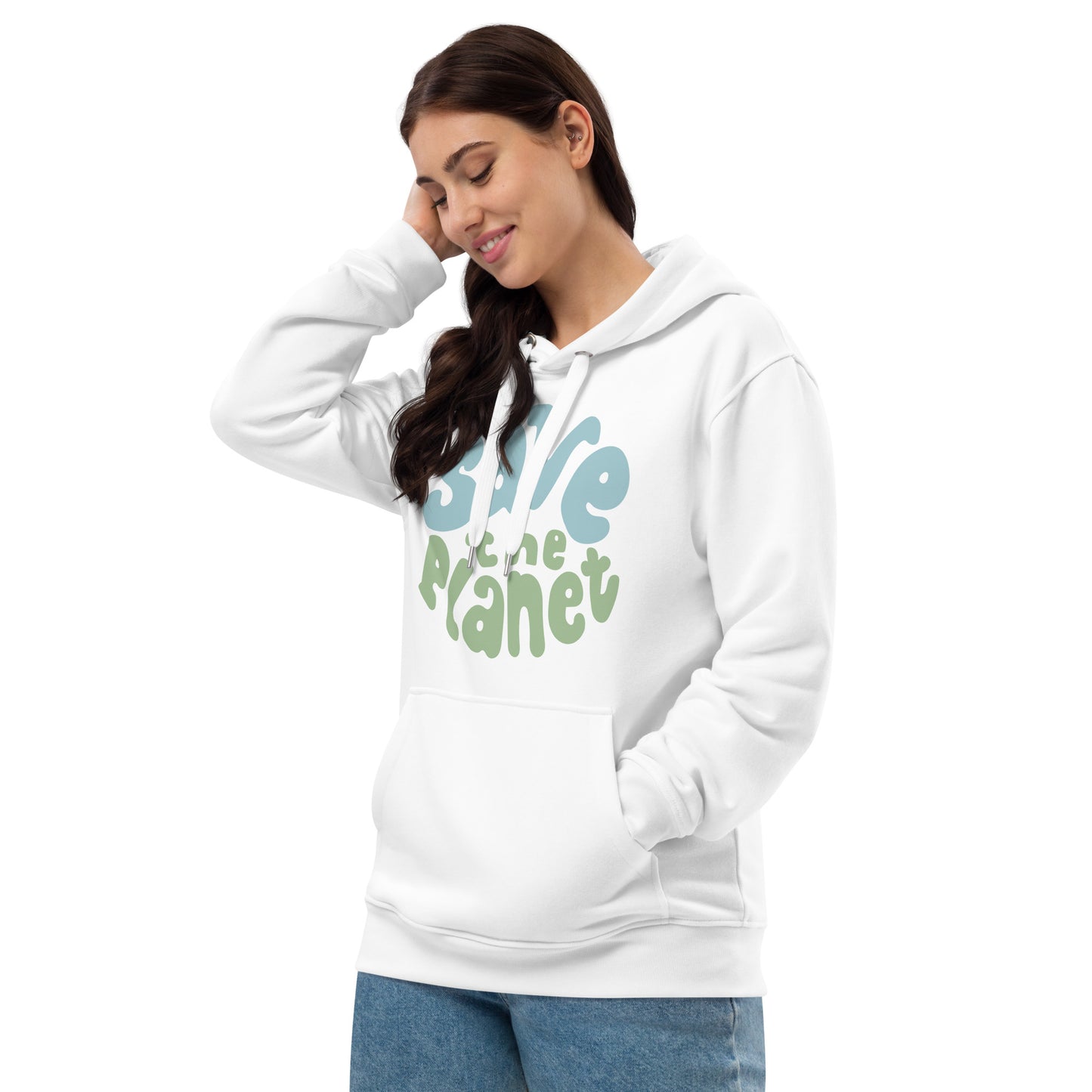 Save the Planet Premium Eco Hoodie Women